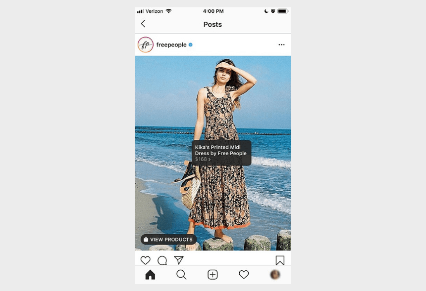 Shoppable Posts Instagram