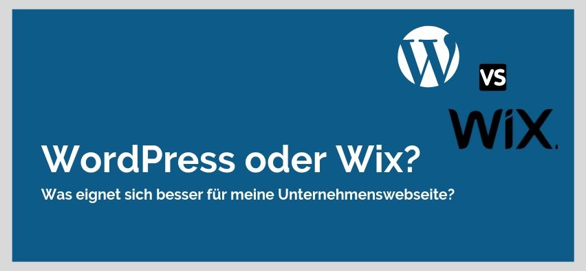 wordpress oder wix