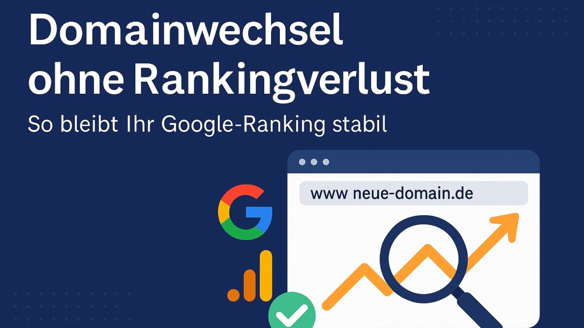 Domainwechsel ohne Rankingverlust – So bleibt Ihr Google-Ranking stabil (2025)