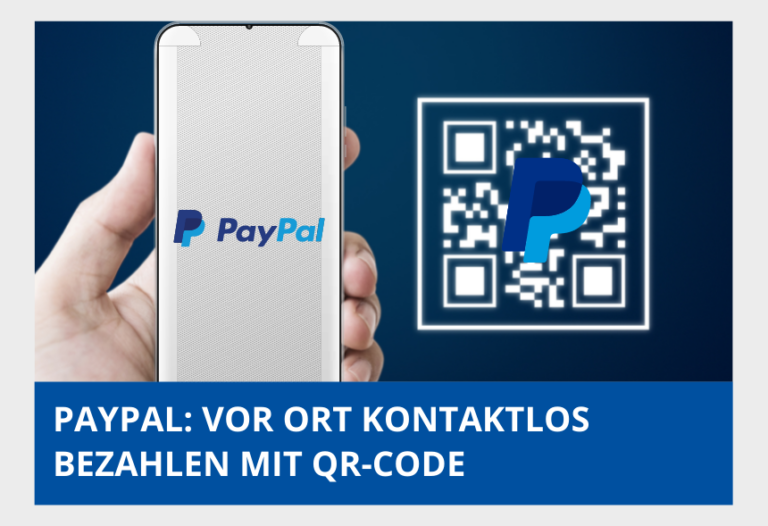 Paypal Vor Ort kontaktlos bezahlen mit QRCode wolpersweb.de Website und Conversion