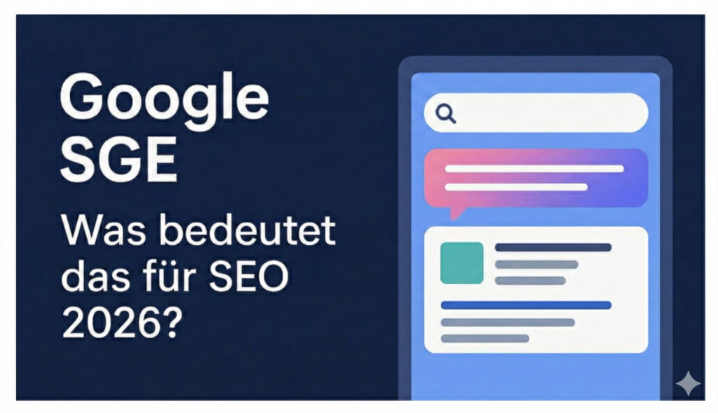 Google SGE 2026: Was die Search Generative Experience für dein SEO bedeutet