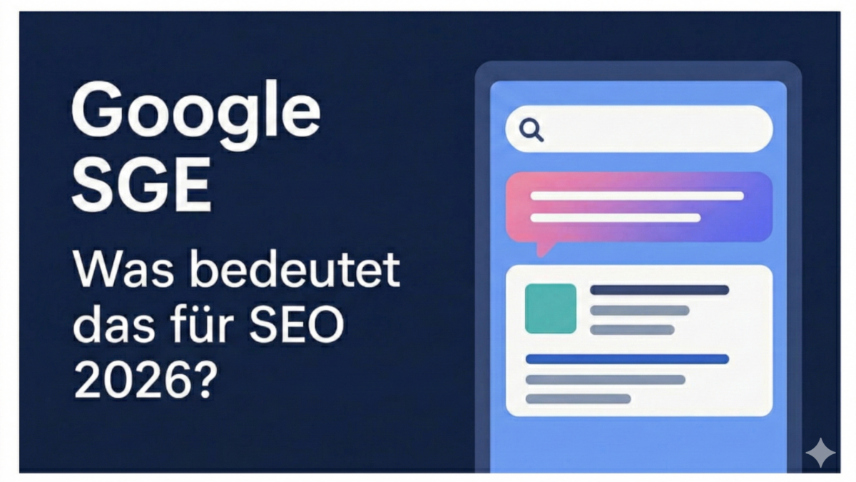 Google SGE 2026: Was die Search Generative Experience für dein SEO bedeutet