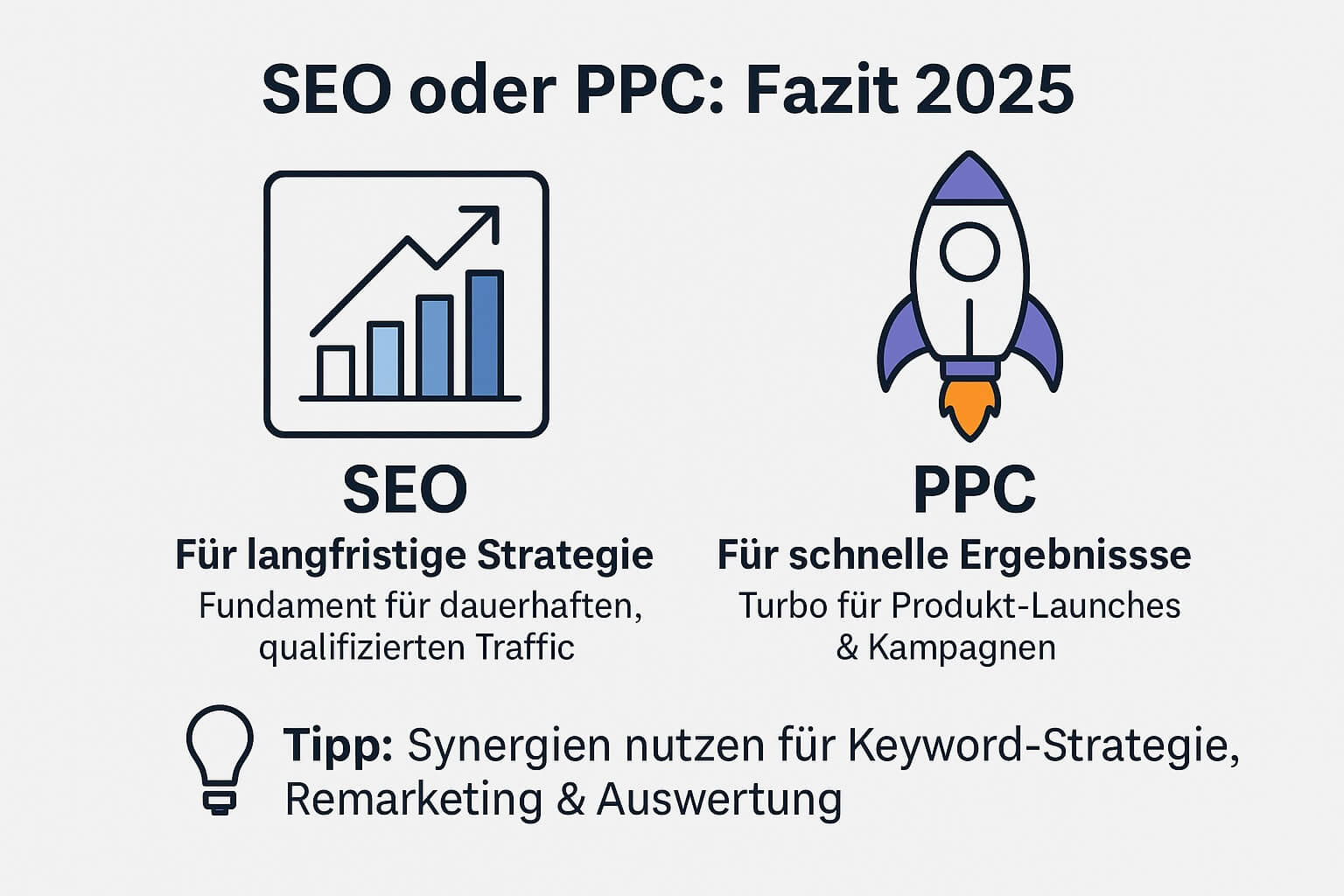 SEO oder PPC: Was lohnt sich 2025 mehr?