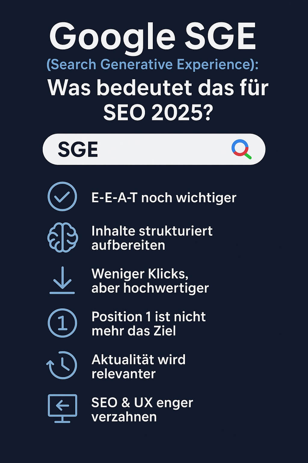 Was ist Google SGE 2025