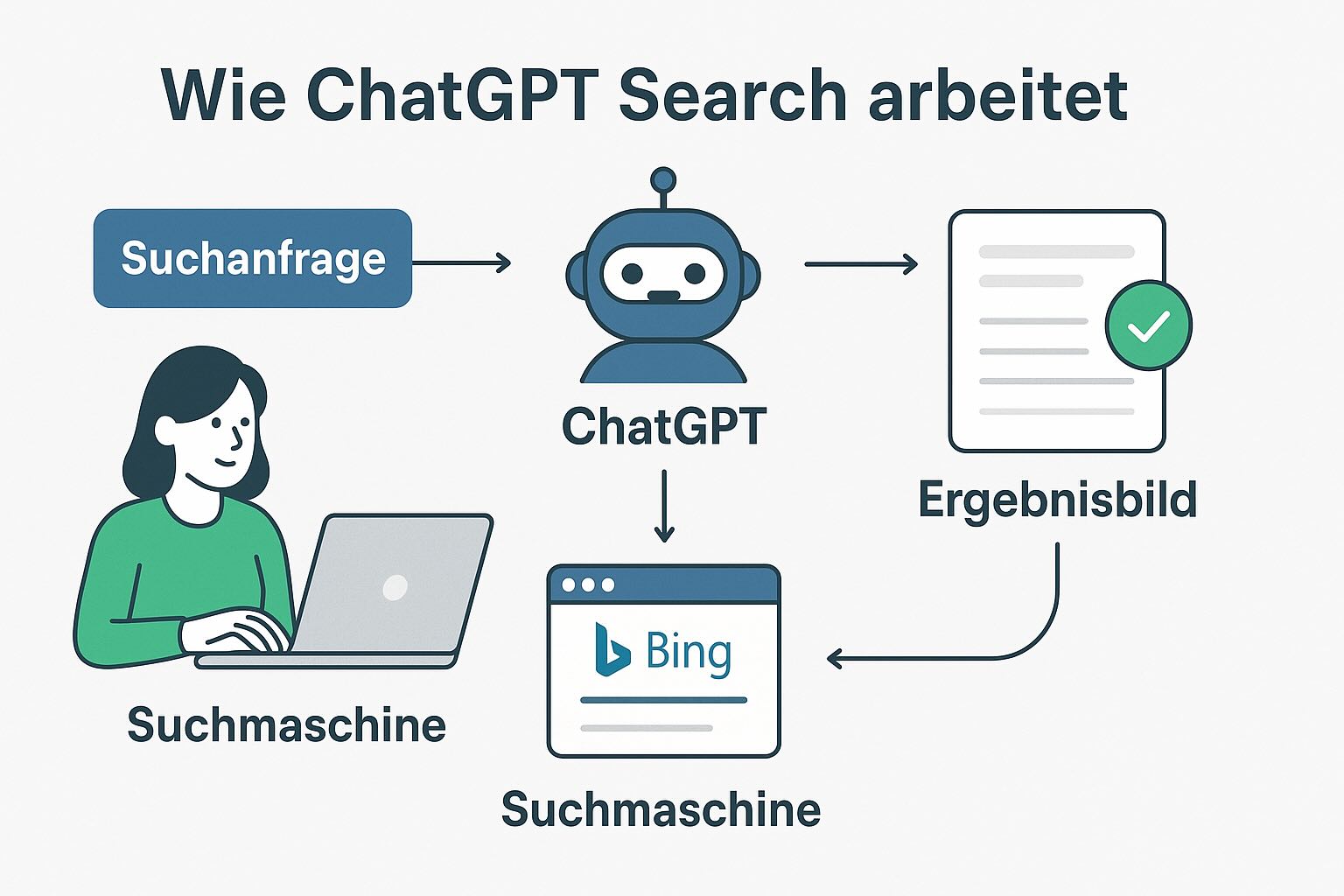 Funktionsweise: Wie ChatGPT Search arbeitet