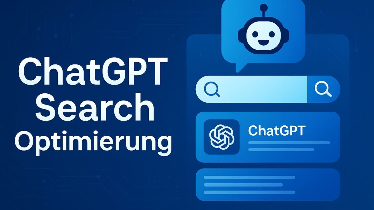 ChatGPT Search Optimierung