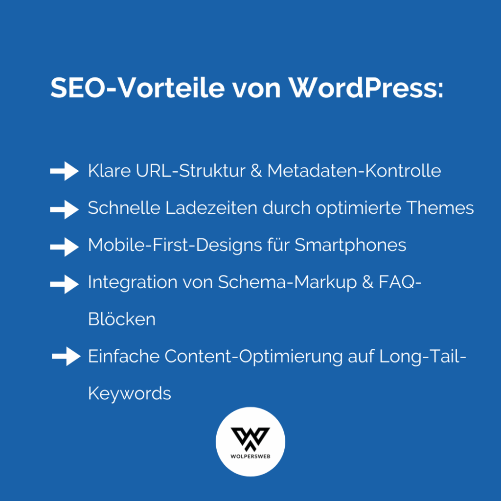 SEO Vorteile WordPress