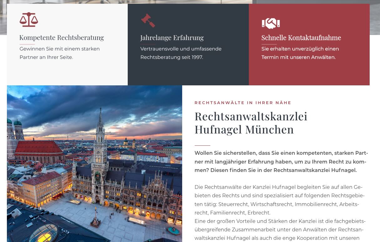 Steuerkanzlei München – schnelle, barrierearme Website