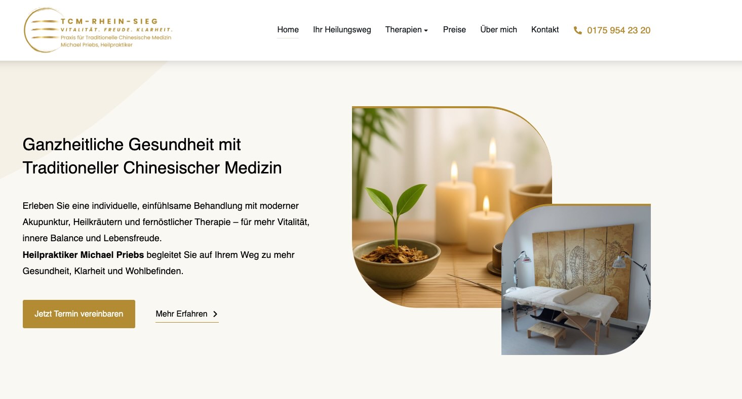 Nachher: neue Website 