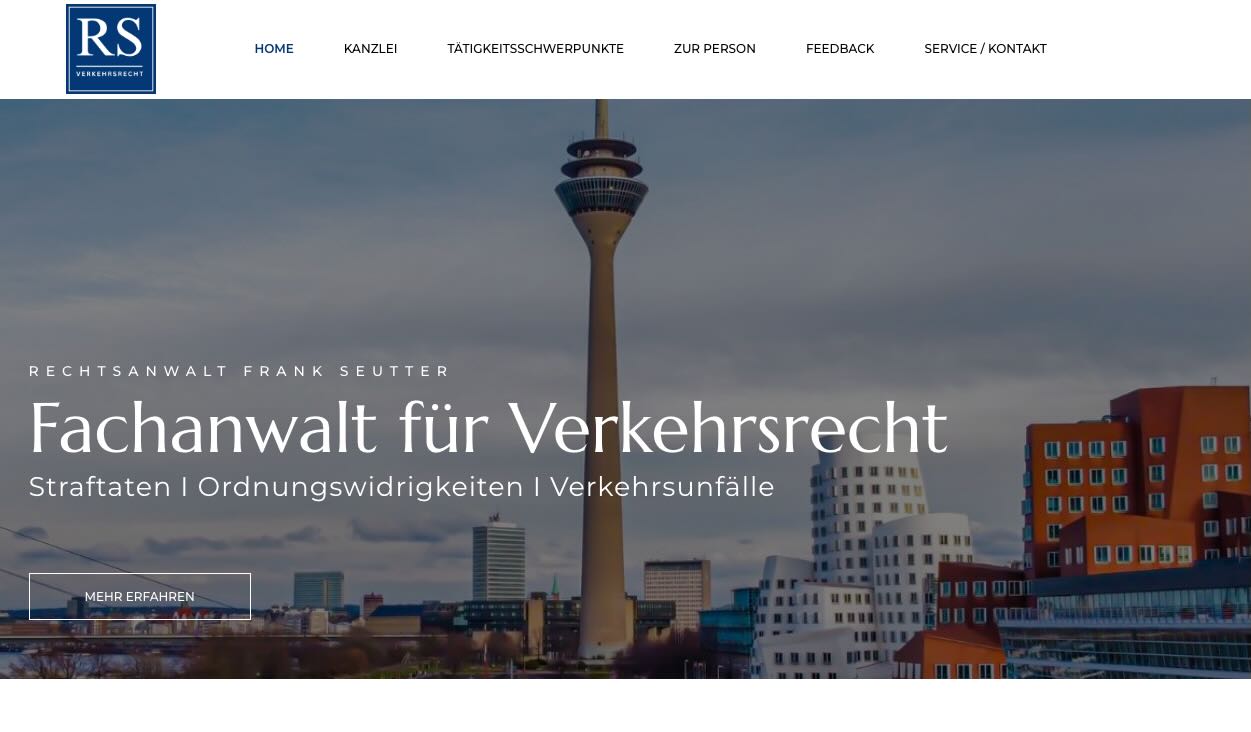 Familienrechtskanzlei Düsseldorf – neue Startseite und Termin-CTA